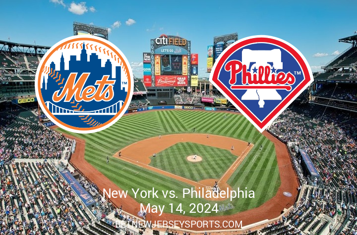 Clash of NL East Rivals: Phillies Take on Mets at Citi Field on May 14, 2024